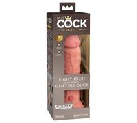 King Cock Elite 8 - Suction Cup Realistic Dildo (20cm) - Natural