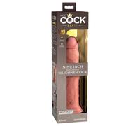 King Cock Elite 9 - Lifelike 9" Suction Cup Dildo - Natural