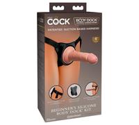 King Cock Elite Beginner's - Strap-On Dildo (Natural)