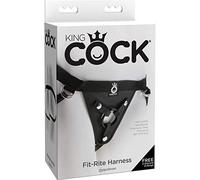 King Cock Fit Rite Harness Black 76-97 cm