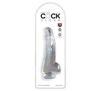 King Cock King Cock Clear 7.5" Cock with Balls Clear 19 cm