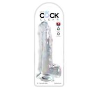 King Cock King Cock Clear 9" with Balls Clear 9 Inch