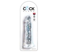 Pipedream King Cock Dildo 8" Clear – Realistic with Suction Cup (20 cm)
