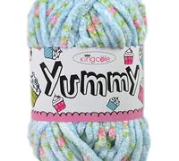 King Cole 1274744 Yummy Sherbet Rose Yarn - 120M, 50g