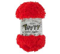 King Cole 1562792 Tufty Super Chunky Red Yarn - 80M, 200g