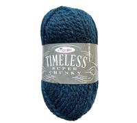 King Cole 1864456 Timeless Super Chunky Navy Yarn - 85M, 100g