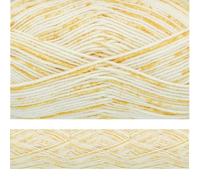 King Cole 1944511 Stripe DK Mustard Stripe Yarn - 290M, 100g (Pack of 4)