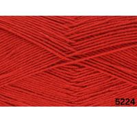 King Cole 2345224 Simply Footsie 4Ply Red Delicious Yarn - 430M, 100g