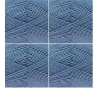 King Cole 2365348 Prize DK Denim Yarn - 300M, 100g (Pack of 4)