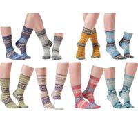King Cole 4 Ply Knitting Pattern - 6006 Children & Ladies Socks