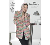 King Cole 4049 Bamboozle Jacket waistcoat Womans Knitting Pattern