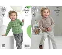 King Cole 4151 Knitting Pattern Childrens Sweaters to Knit in Comfort DK