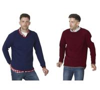 King Cole 5259 Knitting Pattern Mens Easy Knit Raglan Sleeve Sweaters in Big Value DK