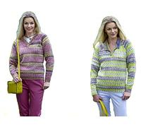 King Cole 5306 Knitting Pattern Womens Easy Knit Raglan Sweaters in Drifter DK