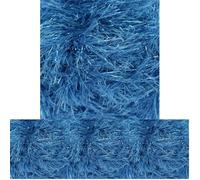 King Cole 541583 Tinsel Chunky Turquoise Yarn - 70M, 50g (Pack of 4)