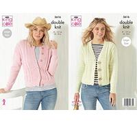 King Cole 5616 Knitting Pattern Womens Cardigans in Paradise Beaches DK