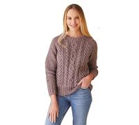 King Cole 5720 Knitting Pattern Womens Sweater and Cardigan in Fashion Aran