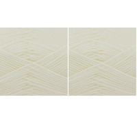 King Cole 58585 Comfort Baby DK Cream Yarn - 310M, 100g (Pack of 2)