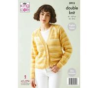 King Cole 5913 Adult DK Cardigan Knitting Pattern