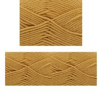 King Cole 60855 Merino Blend DK Mustard Yarn - 104M, 50g (Pack of 3)