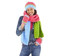 King Cole 6232 Knitting Pattern Womens Hats Scarves Handwarmers in Toastie