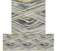 King Cole 883353 Cherish DK Custard Cream Yarn - 250M, 100g (Pack of 4)