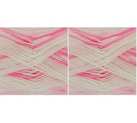 King Cole 883723 Cherish DK Marshmallow Yarn - 250M, 100g (Pack of 2)