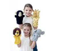 King Cole 9027 Knitting Pattern Leaflet Animal Hand Puppets to knit in Pricewise and Moments DK by King Cole