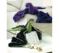 King Cole 9051 Knitting pattern Toy Dragons in Tinsel Chunky and Pricewise DK by King Cole