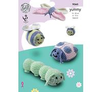King Cole 9060 Knitting Pattern Bug Insect Toys in King Cole Yummy Chunky