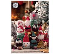 King Cole 9075 Knitting Pattern Christmas Candy Cosies in Dollymix and Pricewise DK
