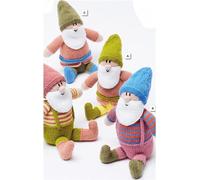 King Cole 9151 Knitting Pattern Gnome Toys in Big Value DK