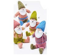 King Cole 9151 Knitting Pattern Gnome Toys in Big Value DK
