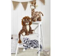 King Cole - Animal Toy Pattern (9228) Knitted in Animal Kingdom - Toy Lion, Snow Leopard & Giraffe in Animal Kingdom