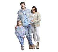 King Cole Aran Knitting Pattern - 6221 Family Aran Cardigans
