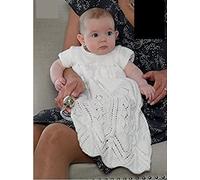 King Cole Baby Christening Set Comfort 4 Ply Knitting Pattern 3537