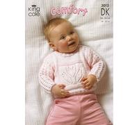 King Cole Baby Sweaters & Blanket Comfort DK Knitting Pattern 3012