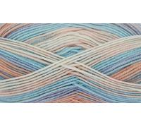 King Cole Beaches DK 100g Self Striping Knitting Yarn (Bondi Beach 4278)