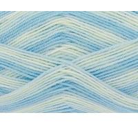 King Cole Big Value Baby 4Ply Print 100g Acrylic Knitting Yarn (2571 Lagoon)