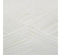 King Cole 1412510 Big Value Baby Chunky White Yarn - 152M, 100g