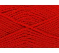 King Cole Big Value Chunky Knitting Yarn 100% Acrylic Wool 100g Ball (Red - 553)