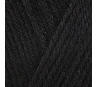 King Cole Big Value Super Chunky Wool - 100g Ball - Premium Acrylic Yarn for Knitting & Crochet - Ideal for Blankets, Jumpers & Scarves (8 Black)