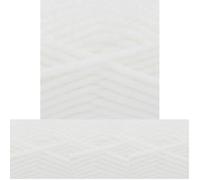 King Cole Big Value Super Chunky Wool - 100g Ball - Premium Acrylic Yarn for Knitting & Crochet - Ideal for Blankets, Jumpers & Scarves (1758 White) (Pack of 4)