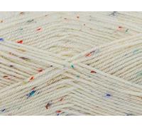 King Cole Big Value Tweed DK Yarn - 100g Ball - Premium Acrylic Wool for Knitting & Crochet - Double Knit (151 Nougat)