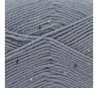 King Cole Big Value Tweed DK Yarn - 100g Ball - Premium Acrylic Wool for Knitting & Crochet - Double Knit (1735 Blue Mountain)