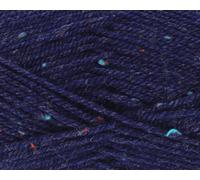 King Cole Big Value Tweed DK Yarn - 100g Ball - Premium Acrylic Wool for Knitting & Crochet - Double Knit (3656 Navy)