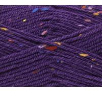 King Cole Big Value Tweed DK Yarn - 100g Ball - Premium Acrylic Wool for Knitting & Crochet - Double Knit (3654 Regal)