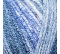 King Cole Bramble DK Yarn 100g - Premium Acrylic Double Knitting Wool for Sweaters, Cardigans and Accessories (290m) (4493 Blueberry)