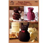 King Cole Cat, Pig and Dog Cosies in Merino Blend DK - 9002