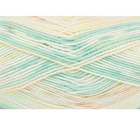 King Cole Cherish DK Knitting Yarn 100g - 100% Anti-Pilling Acrylic - Self-Patterning Double Knit Wool for Baby Clothes & Blankets (250m) (3512 Spearmint)